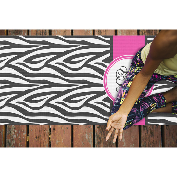 Zebra Print Yoga Mats - LIFESTYLE
