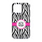 Zebra Print iPhone 13 Case - Back
