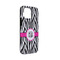 Zebra Print iPhone 13 Mini Tough Case - Angle