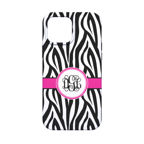 Zebra Print iPhone 13 Mini Tough Case - Back