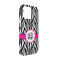 Zebra Print iPhone 13 Pro Case - Angle