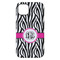 Zebra Print iPhone 14 Plus Tough Case - Back