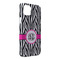 Zebra Print iPhone 14 Pro Max Case - Angle
