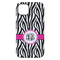 Zebra Print iPhone 14 Pro Max Tough Case - Back
