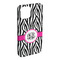 Zebra Print iPhone 15 Plus Case - Angle