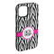 Zebra Print iPhone 15 Pro Max Tough Case - Angle