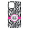 Zebra Print iPhone 15 Pro Max Tough Case - Back