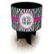 Zebra Print Black Beach Spiker Drink Holder (Personalized)