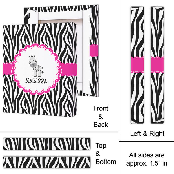 Zebra 11x14 - Canvas Print - Approval