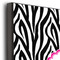 Zebra 11x14 Wood Print - Closeup