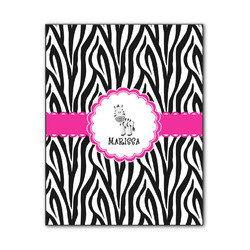 Zebra Wood Print - 11x14 (Personalized)