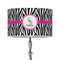Zebra 12" Drum Lamp Shade - Poly-film (Personalized)