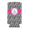 Zebra Can Cooler (tall 12 oz) (Personalized)