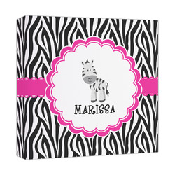 Zebra Canvas Print - 12x12 (Personalized)