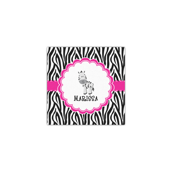 Zebra 12x12 - Canvas Print - Front View