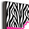 Zebra 12x12 Wood Print - Closeup