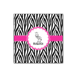 Zebra Wood Print - 12x12 (Personalized)