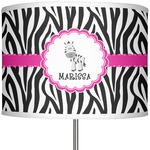 Zebra 13" Drum Lamp Shade (Personalized)