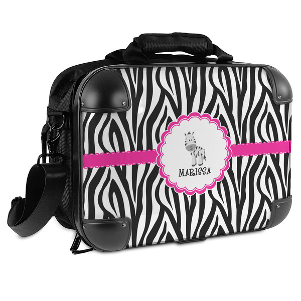 Custom Zebra Hard Shell Briefcase - 15" (Personalized)