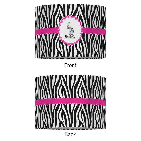 Zebra 16" Drum Lampshade - APPROVAL (Fabric)