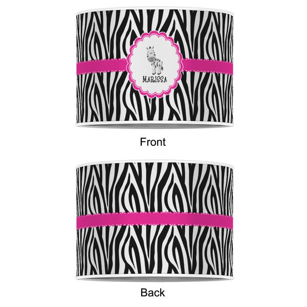 Zebra 16" Drum Lampshade - APPROVAL (Poly Film)