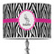 Zebra Drum Lamp Shade (Personalized)