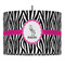 Zebra 16" Drum Lampshade - PENDANT (Fabric)