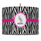 Zebra Drum Pendant Lamp (Personalized)
