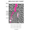 Zebra 2'x3' Indoor Area Rugs - Size Chart