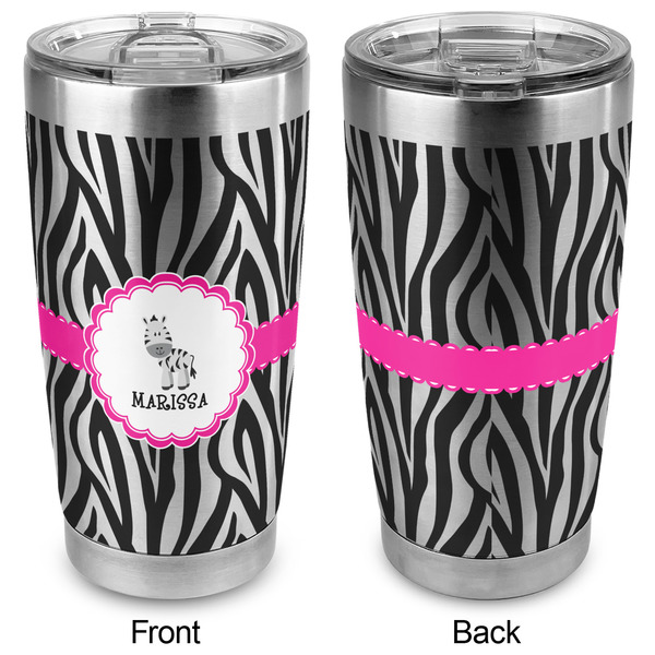 Zebra 20oz SS Tumbler - Full Print - Approval
