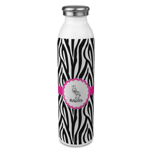 Custom Zebra 20oz Stainless Steel Water Bottle - Full Print (Personalized)