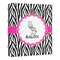 Zebra 20x24 - Canvas Print - Angled View