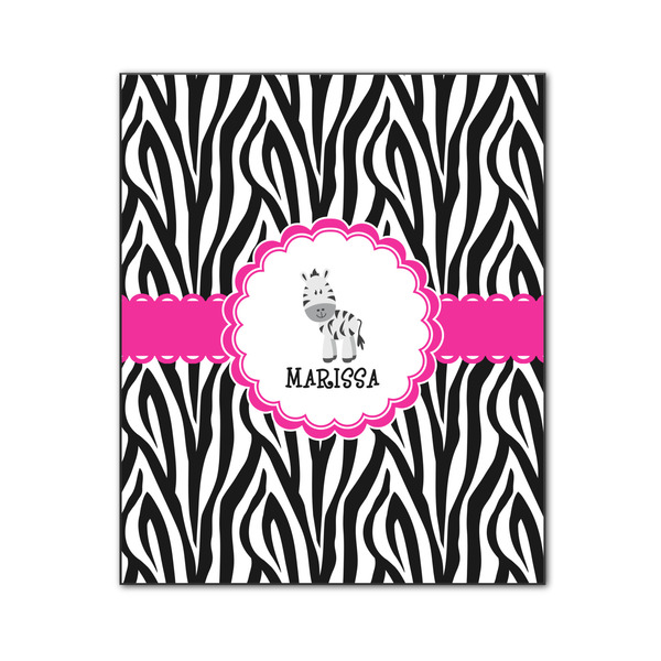 Zebra 20x24 Wood Print - Front View