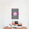 Zebra 20x30 - Matte Poster - On the Wall