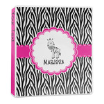 Zebra 3-Ring Binder - 1 inch (Personalized)