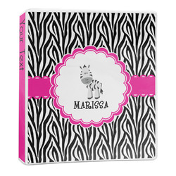 Zebra 3-Ring Binder (Personalized)