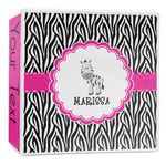 Zebra 3-Ring Binder - 2 inch (Personalized)