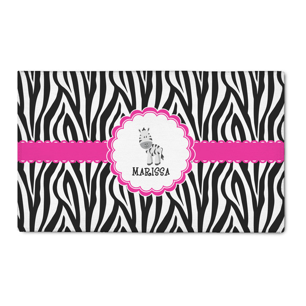 Custom Zebra 3' x 5' Indoor Area Rug (Personalized)