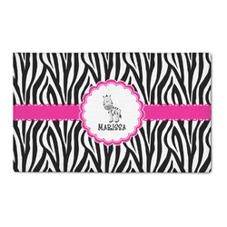 Zebra 3' x 5' Patio Rug (Personalized)