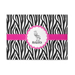 Zebra 5' x 7' Patio Rug (Personalized)