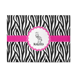Zebra 5' x 7' Patio Rug (Personalized)