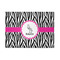 Zebra 5' x 7' Patio Rug (Personalized)