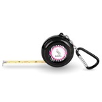 Zebra Pocket Tape Measure - 6 Ft w/ Carabiner Clip (Personalized)