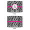 Zebra 8" Drum Lampshade - APPROVAL (Poly Film)