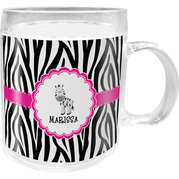 Custom Zebra Acrylic Kids Mug (Personalized)