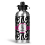 Zebra Water Bottle - Aluminum - 20 oz (Personalized)