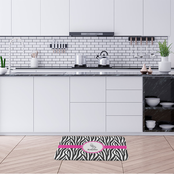 Zebra Anti-Fatigue Kitchen Mats - LIFESTYLE