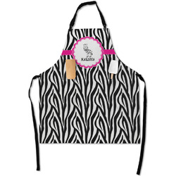 Zebra Apron With Pockets w/ Name or Text