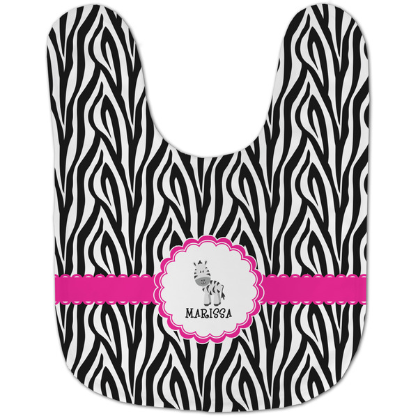 Zebra Baby Bib - AFT flat