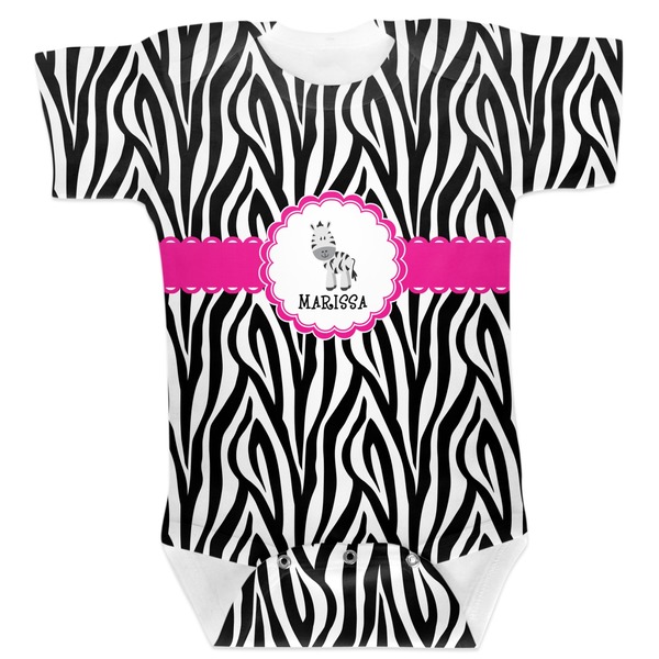 Custom Zebra Baby Bodysuit 3-6 (Personalized)